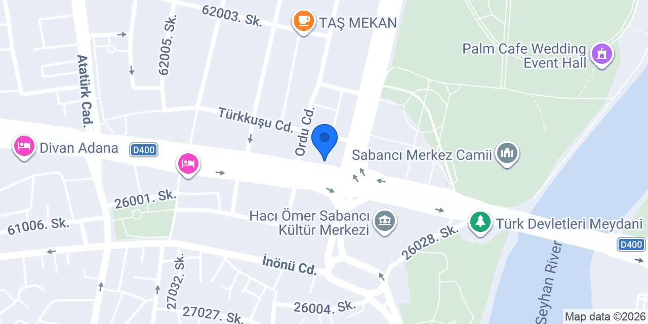 Halkbank Seyhan Şubesi konumu