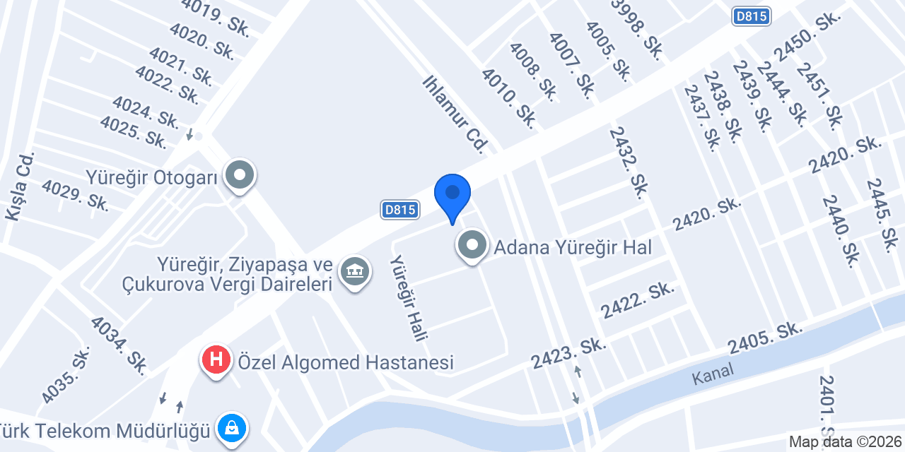 Şafak Tavukçuluk konumu