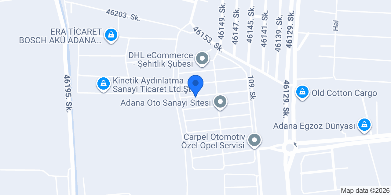 Kubilay Oto Özel Servis konumu