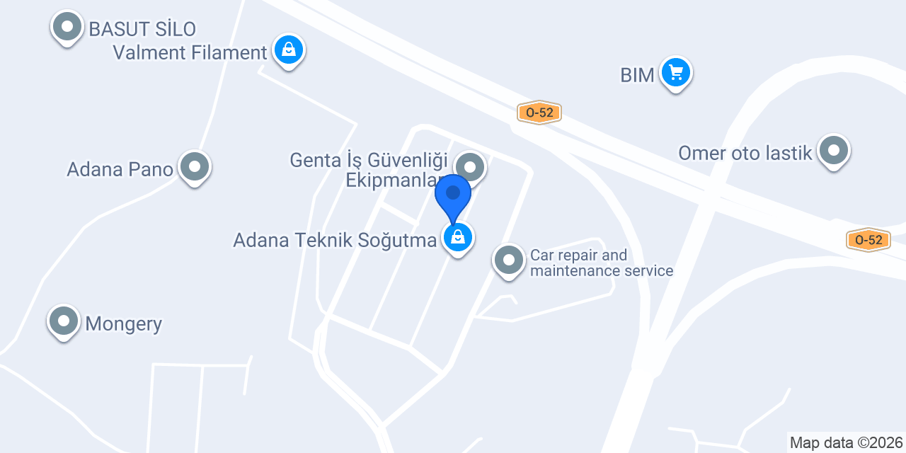 Şensan Makina konumu