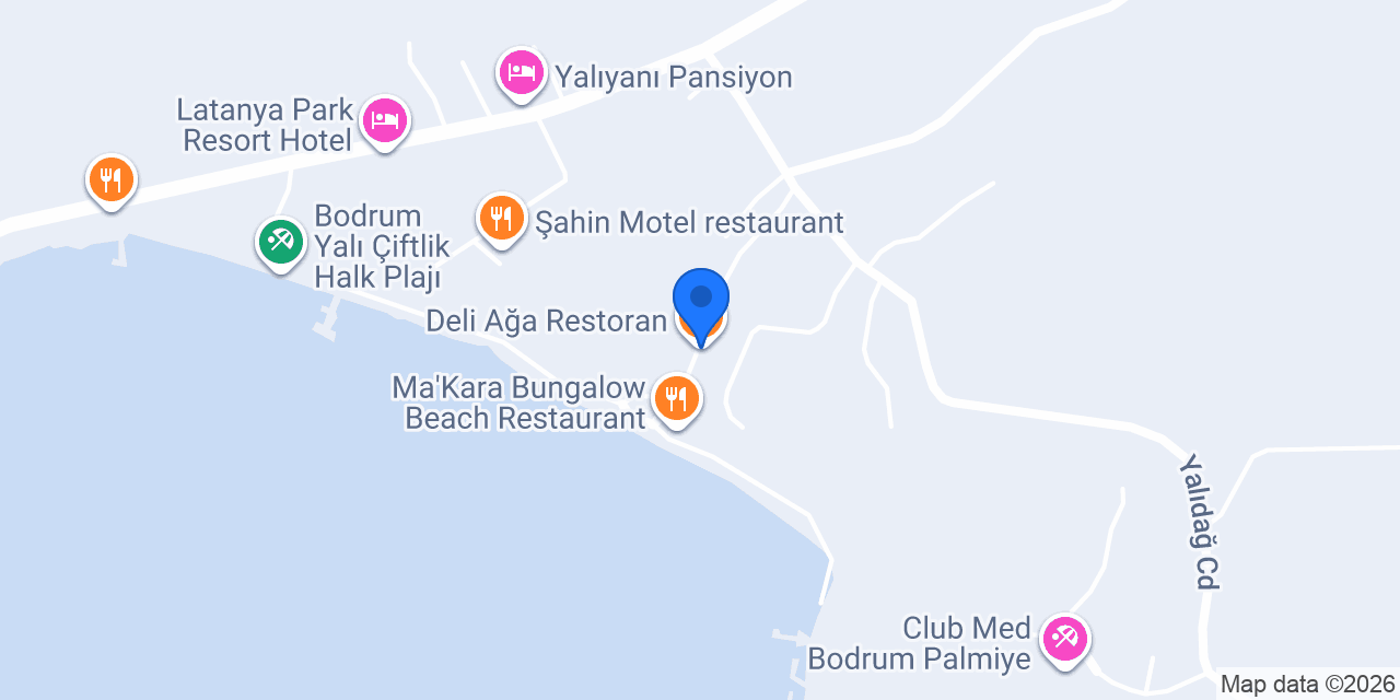 Deli Ağa Restoran konumu