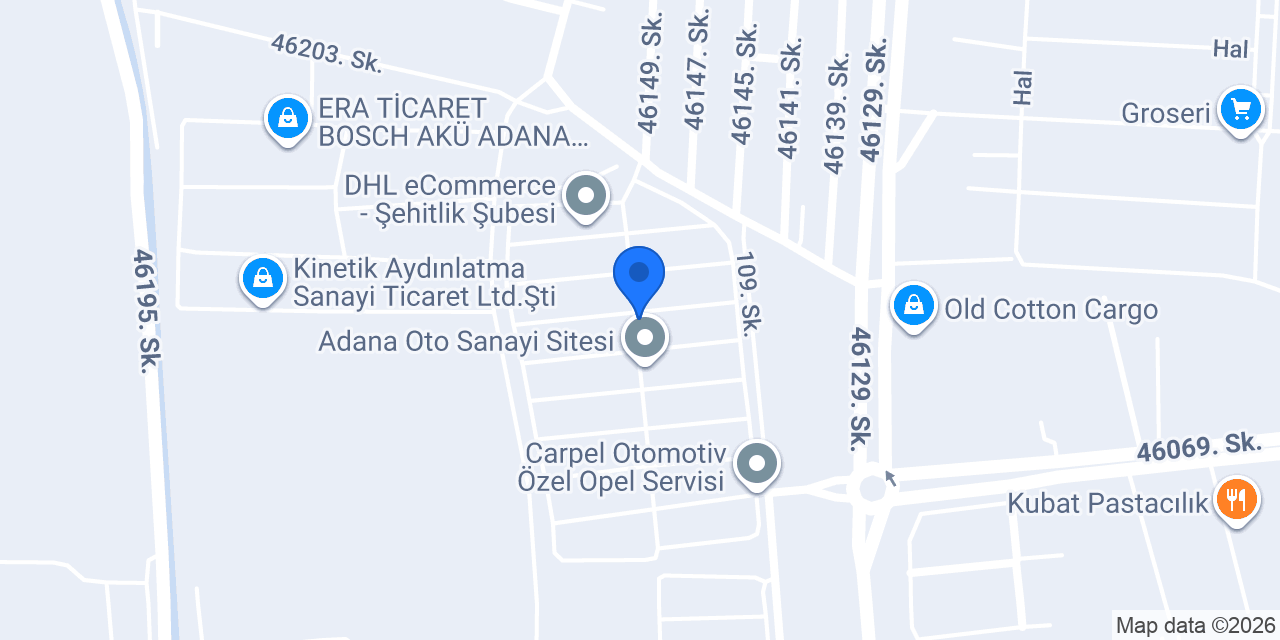 Güçlü Madeni Yağ konumu