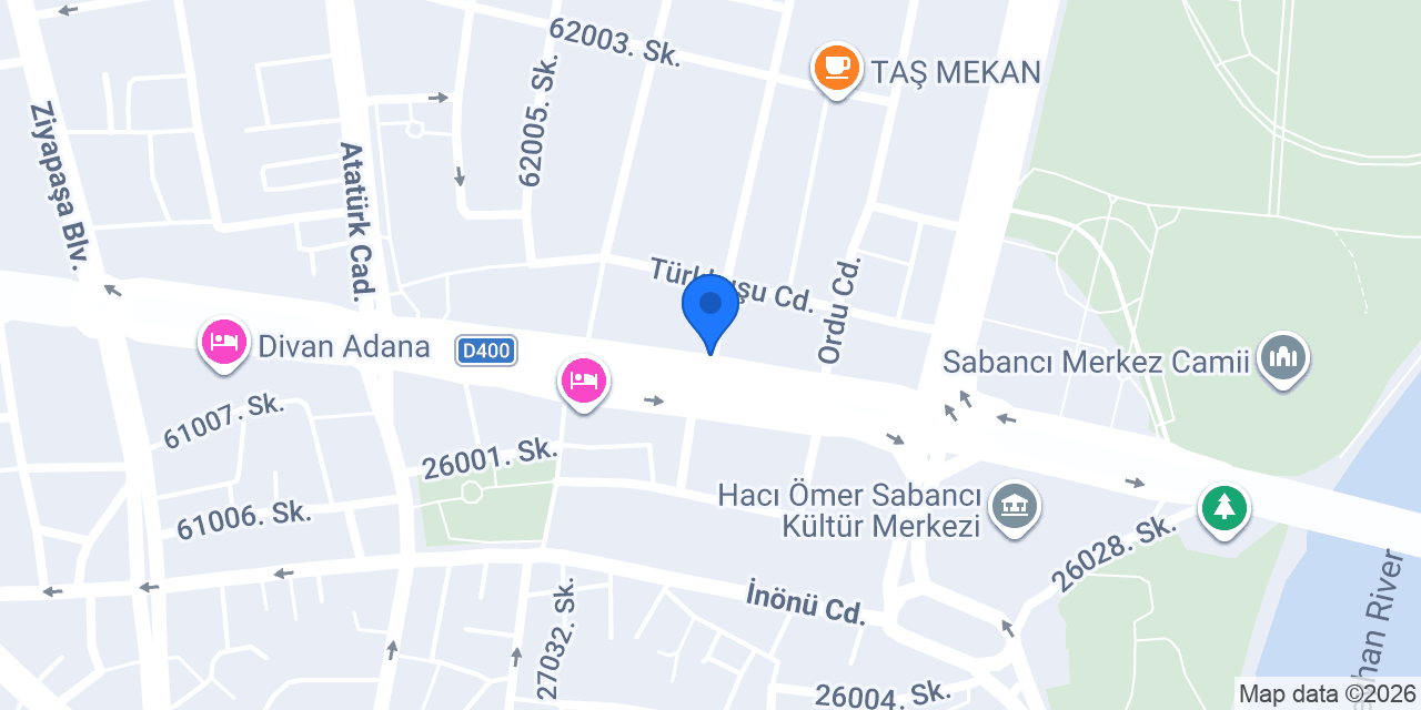 Seyhan Taksi konumu