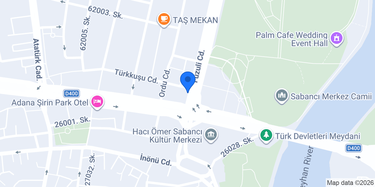 Av. Serkan Çiçek Hukuk & Danışmanlık Bürosu konumu