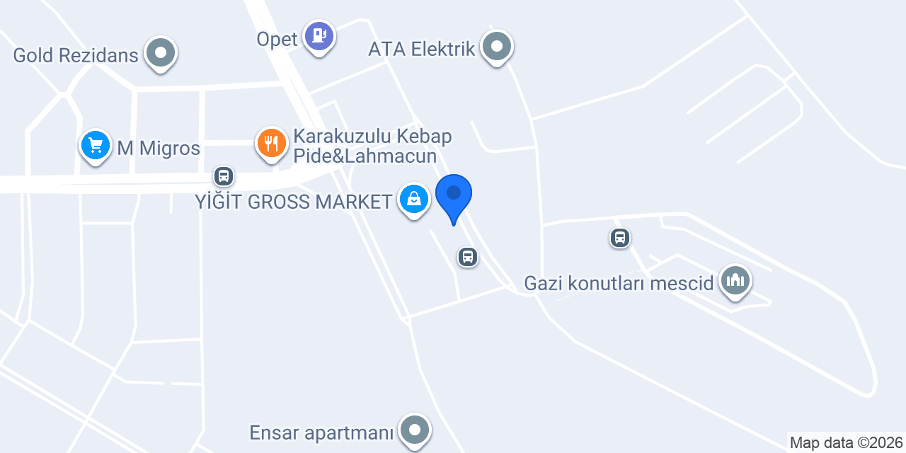 Beştepe çiçekcilik konumu