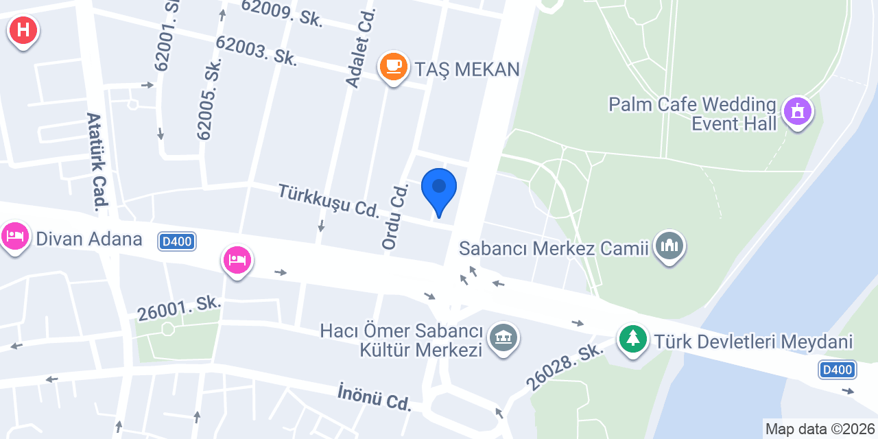 ASUS PALMİYE OTEL konumu