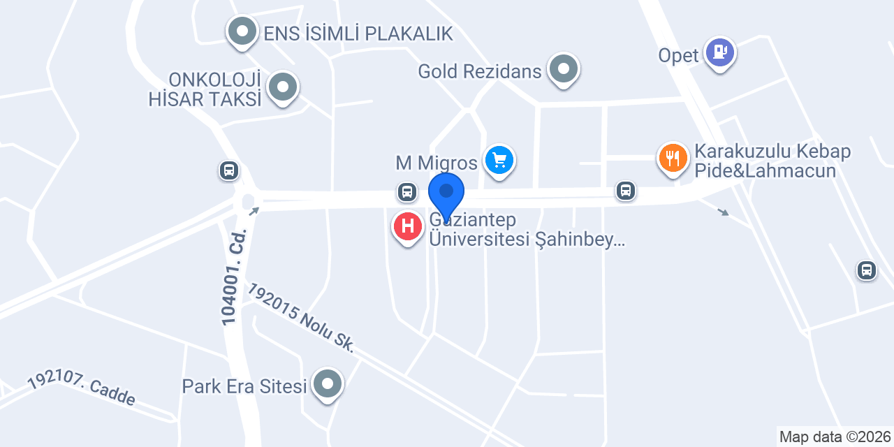 ADİL USTA ONKOLOJİ ŞUBESİ konumu