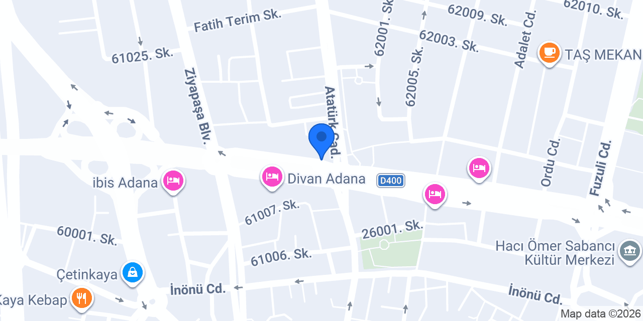 Orfeus Turizm ve Seyahat Acentası konumu