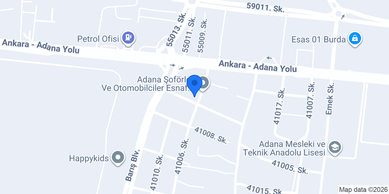 Adana plaka plakalık konumu
