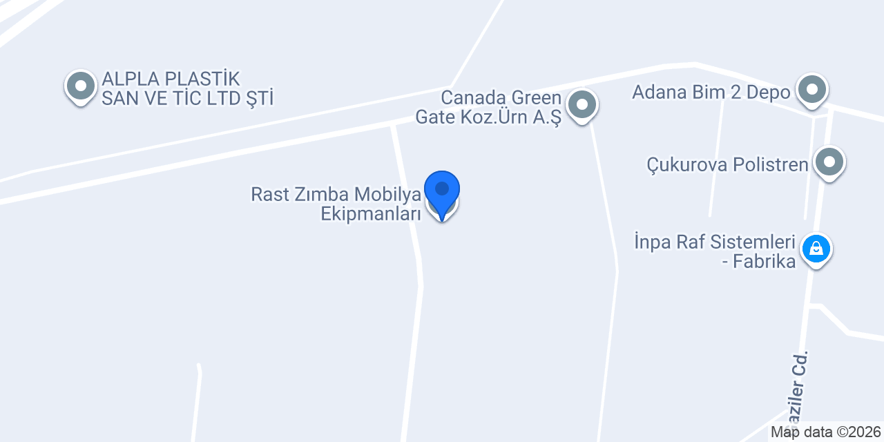Rast Zımba Mobilya Ekipmanları konumu
