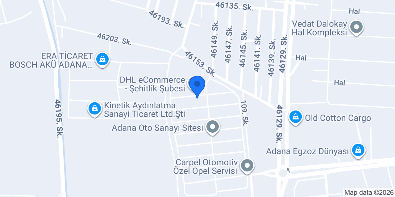 Drag Service Adana konumu