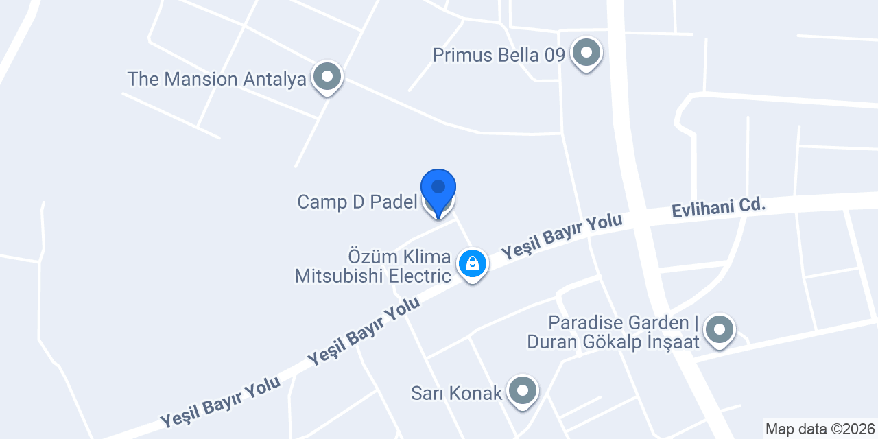 Camp D Padel konumu