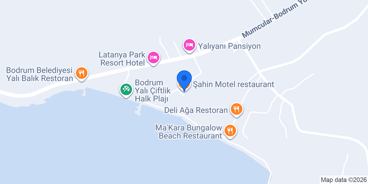 Şahin Motel restaurant konumu