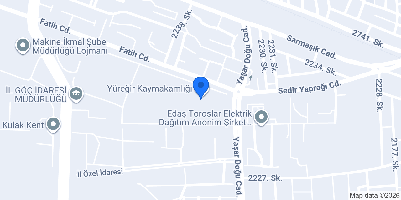 İlçe Milli Eğitim Müdürlüğü konumu