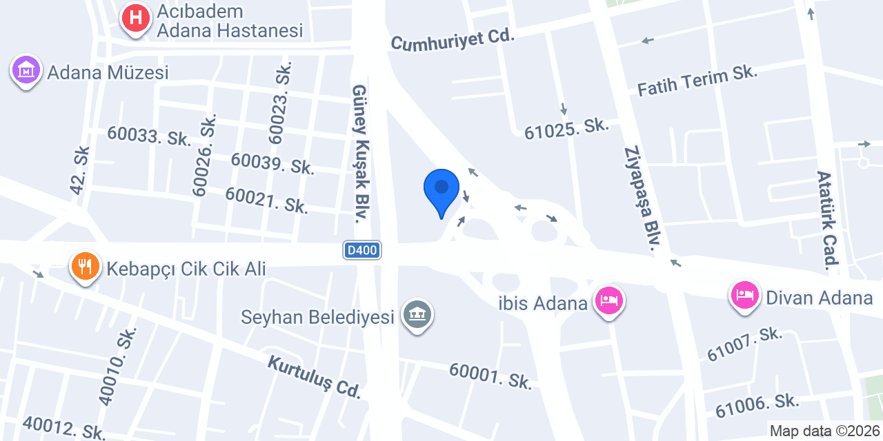 Tunç Store konumu