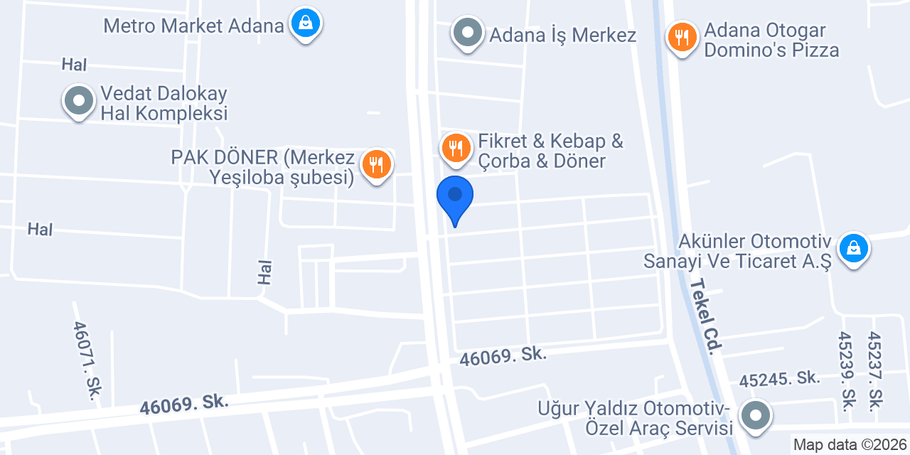 QNB Adana Barkal Şubesi konumu