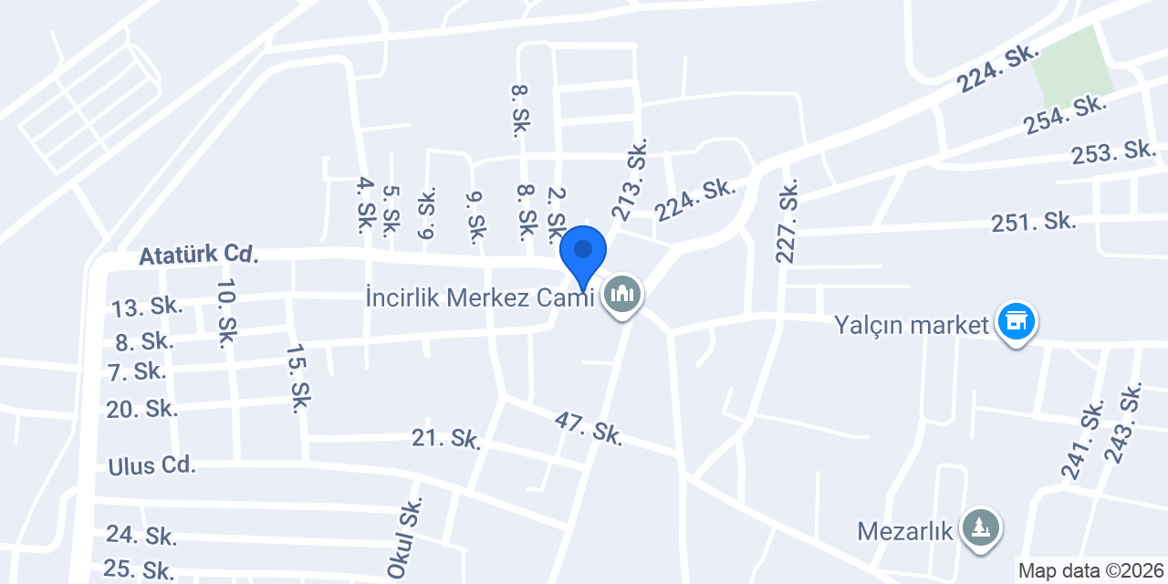 Beyza Piliç İncirlik Şubesi konumu