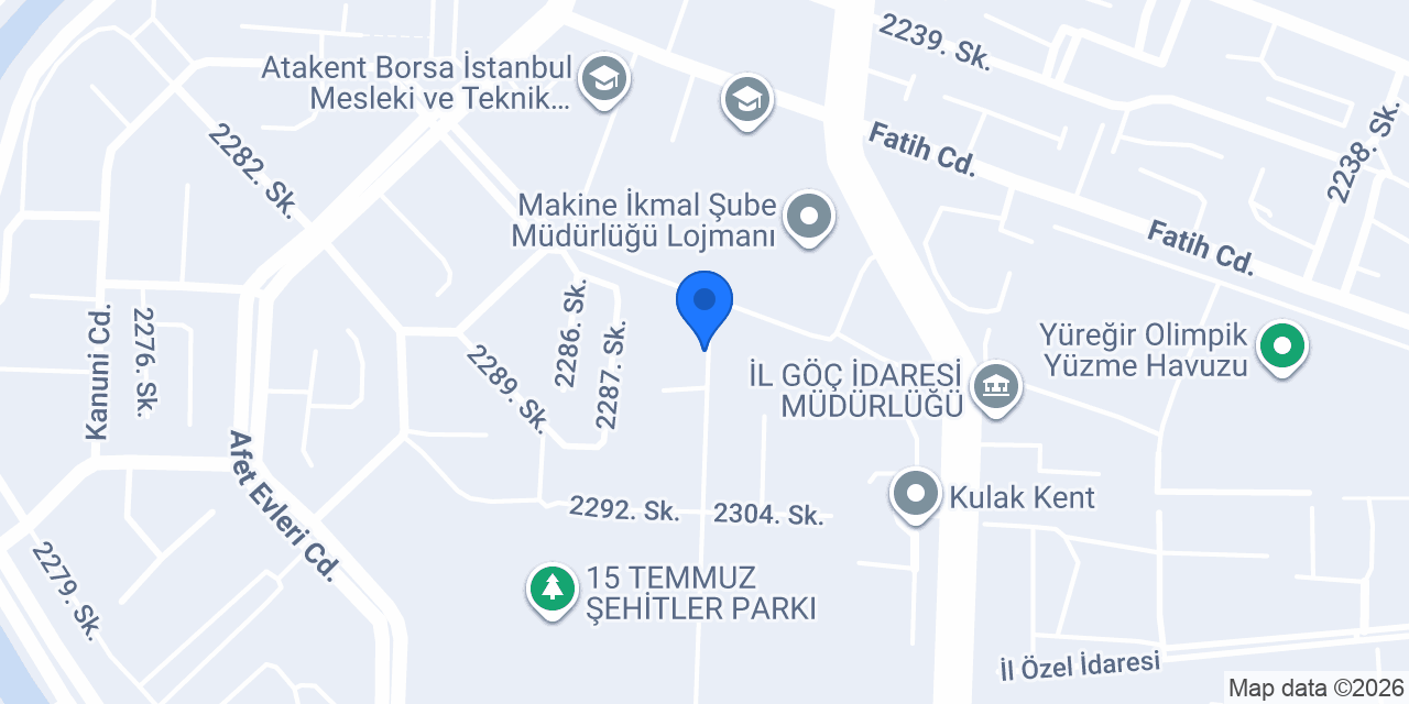 TERZİ ŞENATEŞ konumu