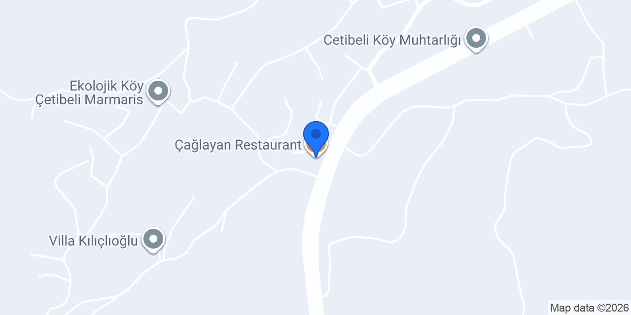 Çağlayan Restaurant konumu
