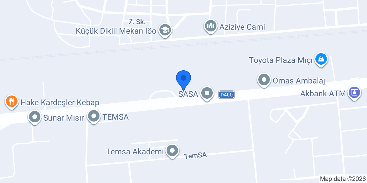 TSM Global Adana Bölge Müdürlüğü konumu