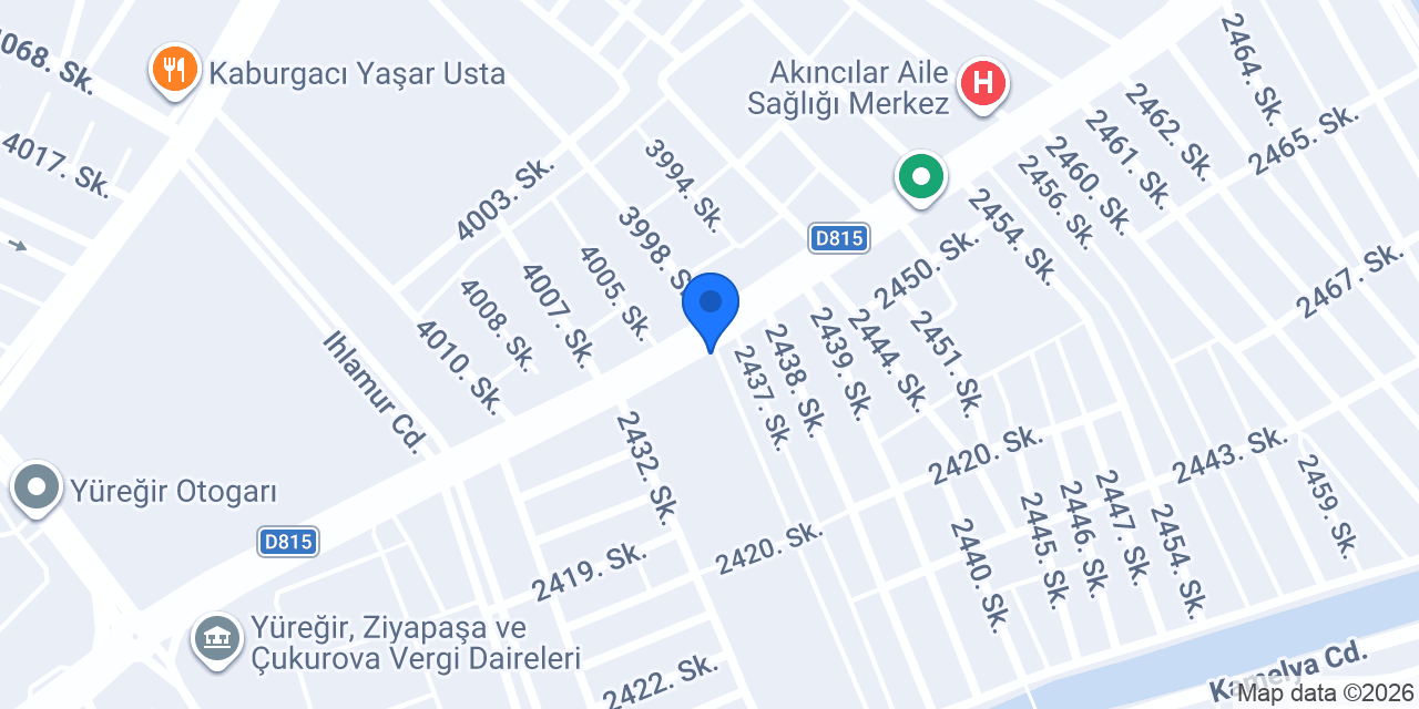 Sarıçam Kebap konumu