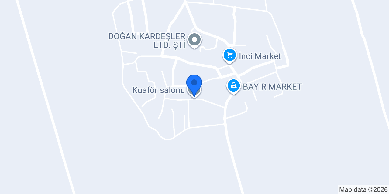 Kuaför salonu konumu