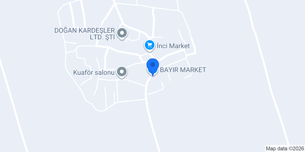 BAYIR MARKET konumu
