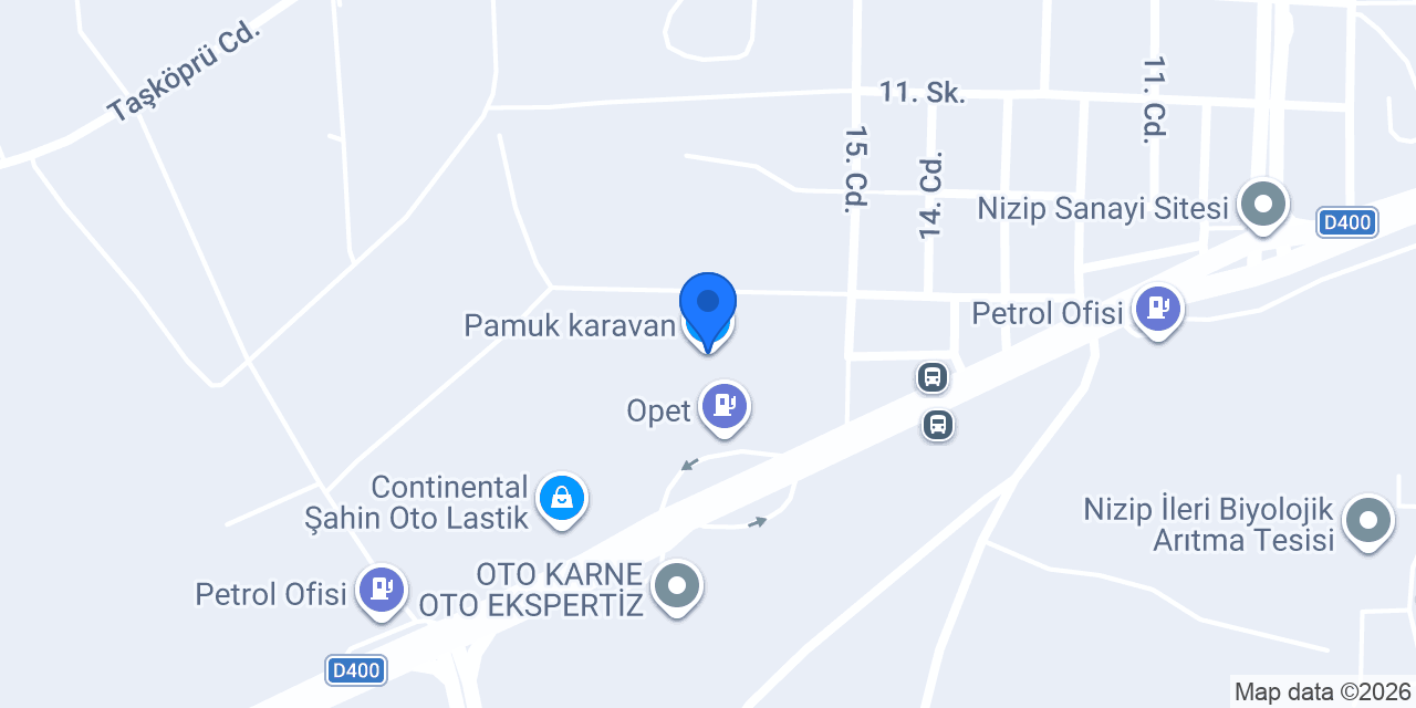 Pamuk karavan konumu
