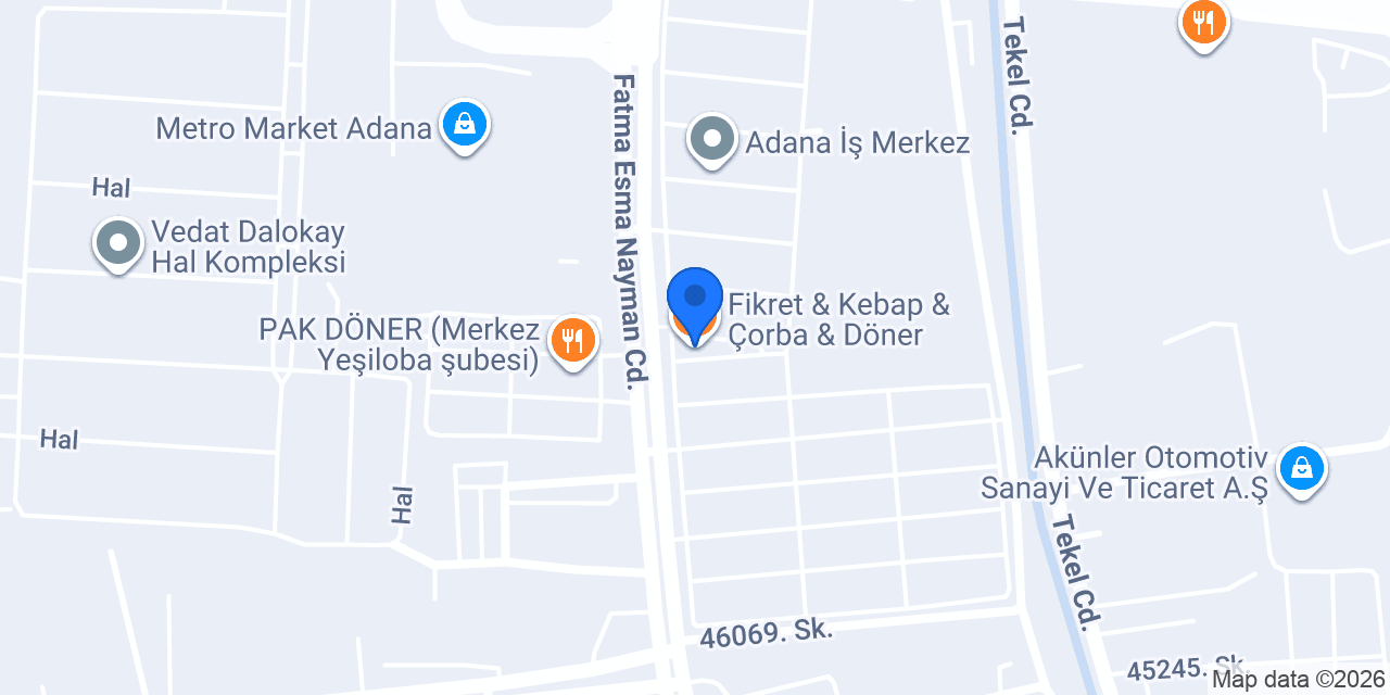 Fikret & Kebap & Çorba & Döner konumu