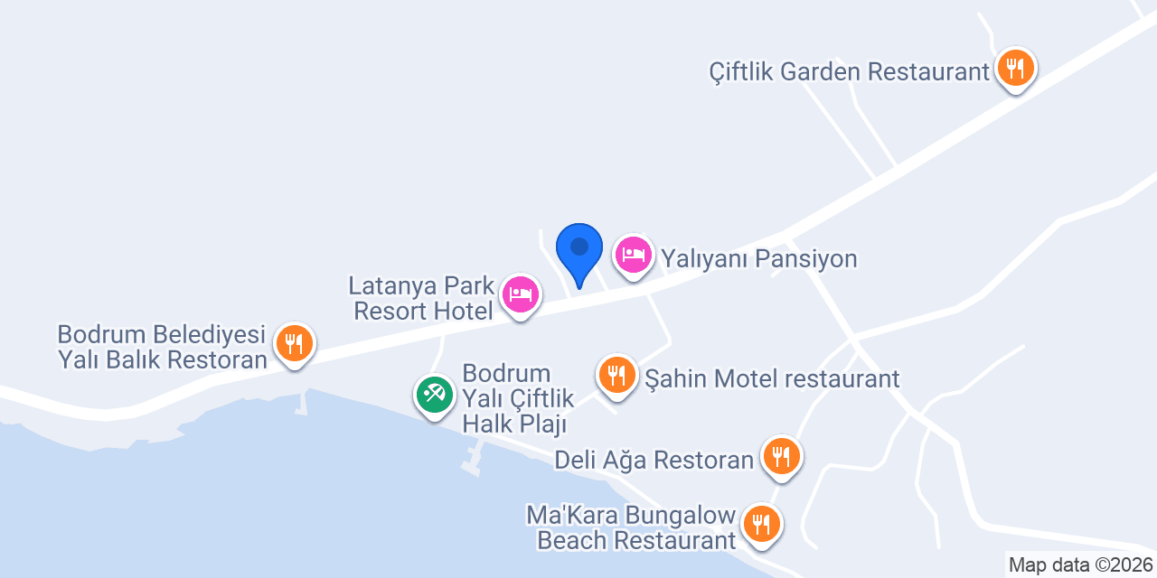 Muğla Yalıçiftlik Macrokiosk konumu