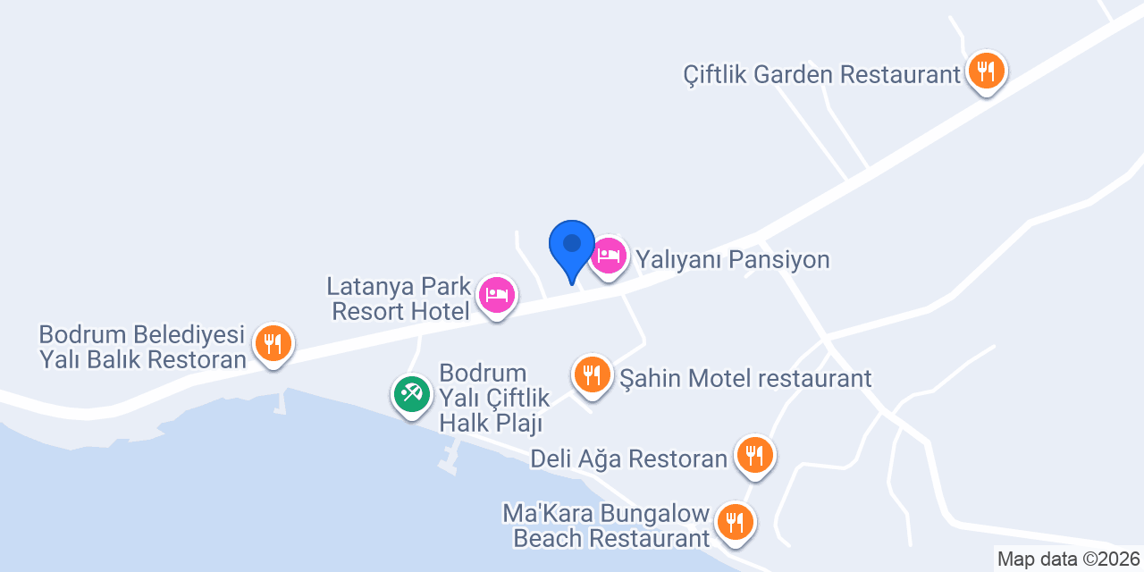 Yalı Apart Otel konumu