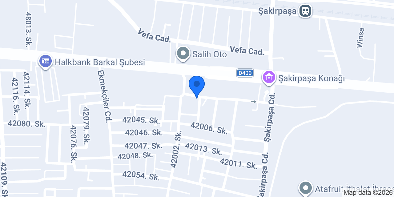 Cemcar Özel Servis konumu