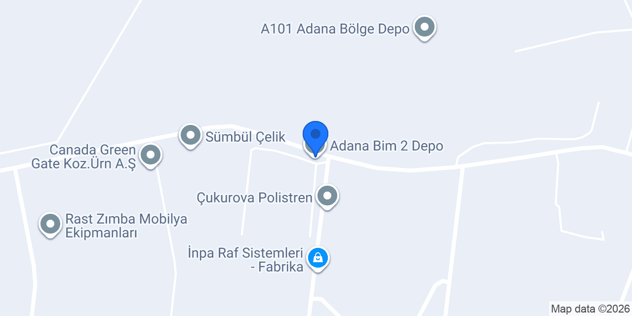 Adana Bim 2 Depo konumu