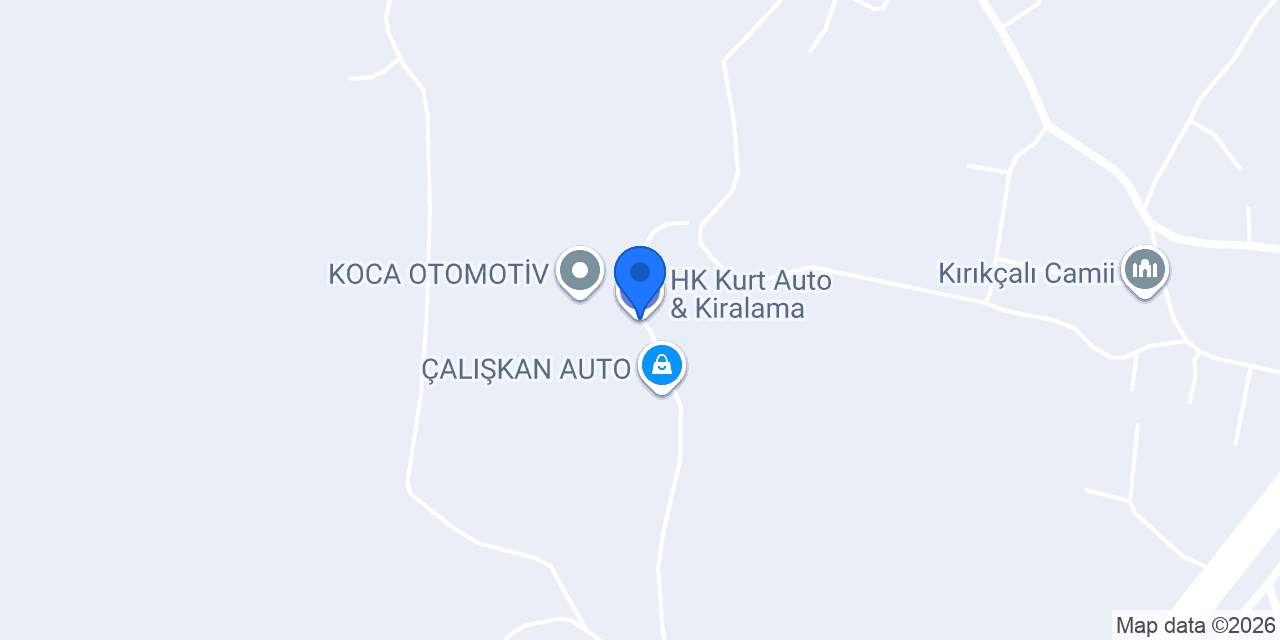 HK Kurt Auto & Kiralama konumu