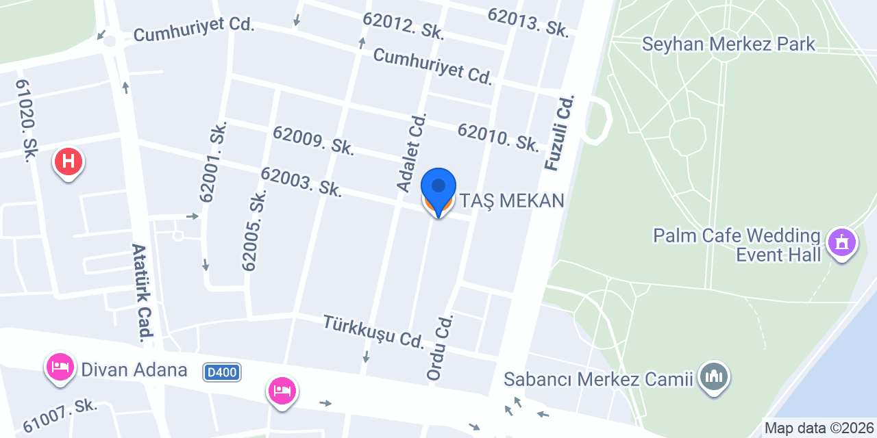 TAŞ MEKAN konumu