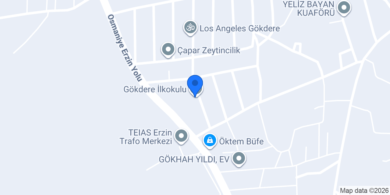 Gökdere İlkokulu konumu