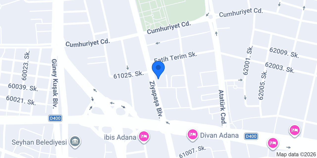 Rent Go Adana Şehir konumu