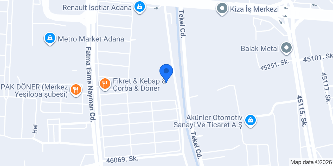 Öz Meşem Çiçekçilik konumu