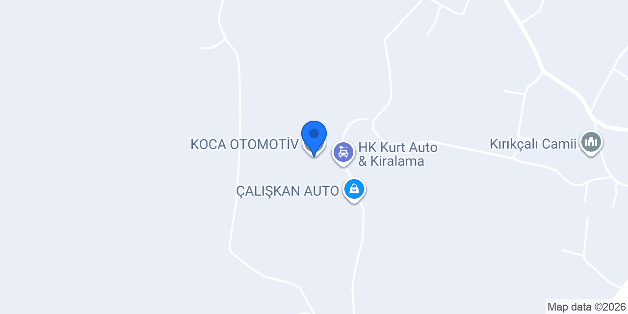 KOCA OTOMOTİV konumu