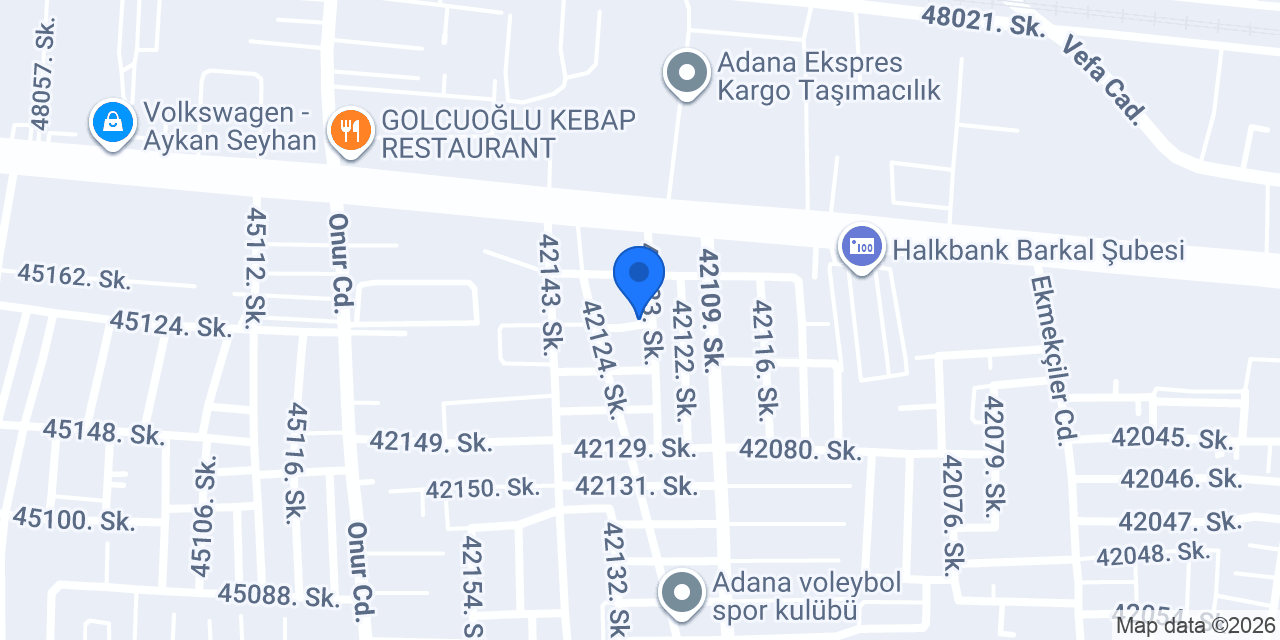 Seha Reklam Adana konumu