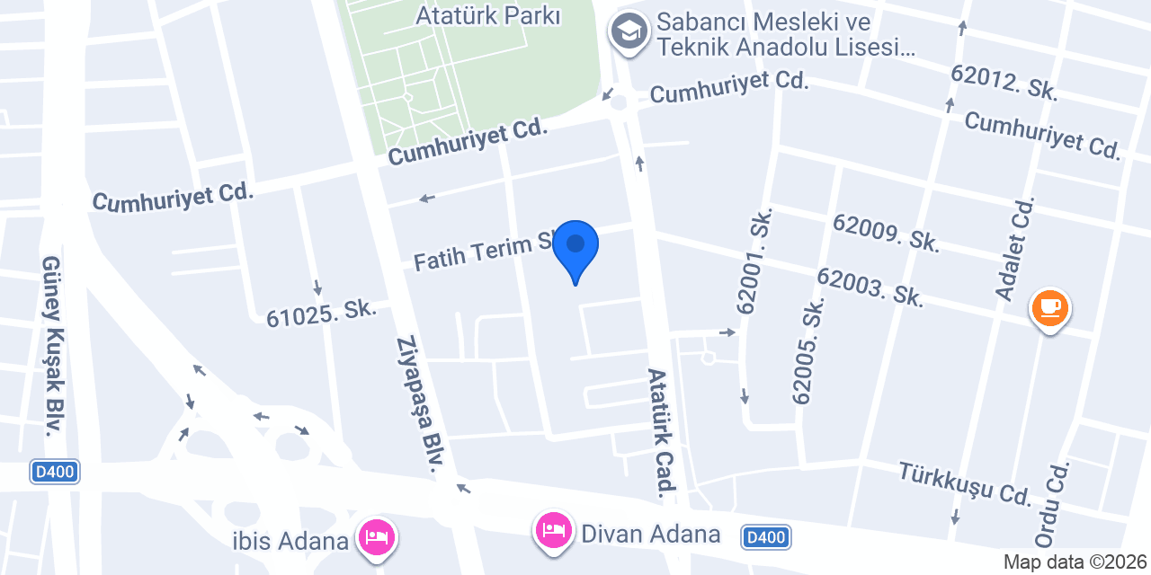Doç. Dr. Cevdet Adıgüzel konumu