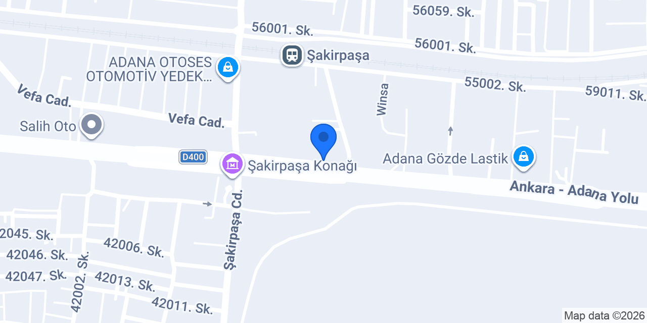 Sertaş Demir Ticaret A.Ş konumu