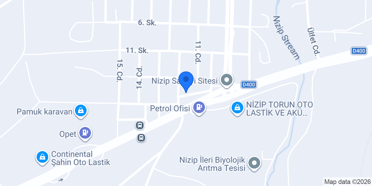 KULOĞLU TİCARET NİZİP konumu