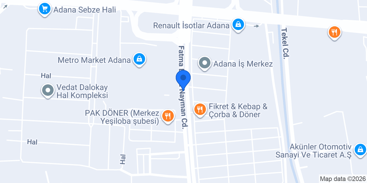 Albaraka Türk Adana Barkal Şubesi konumu
