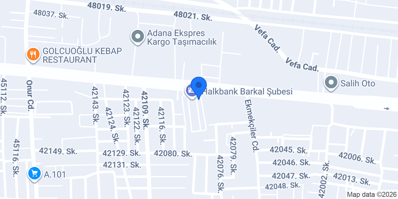 VakıfBank Barkal Şubesi konumu