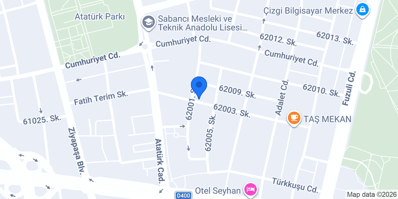 Adana Kuaför Anka konumu