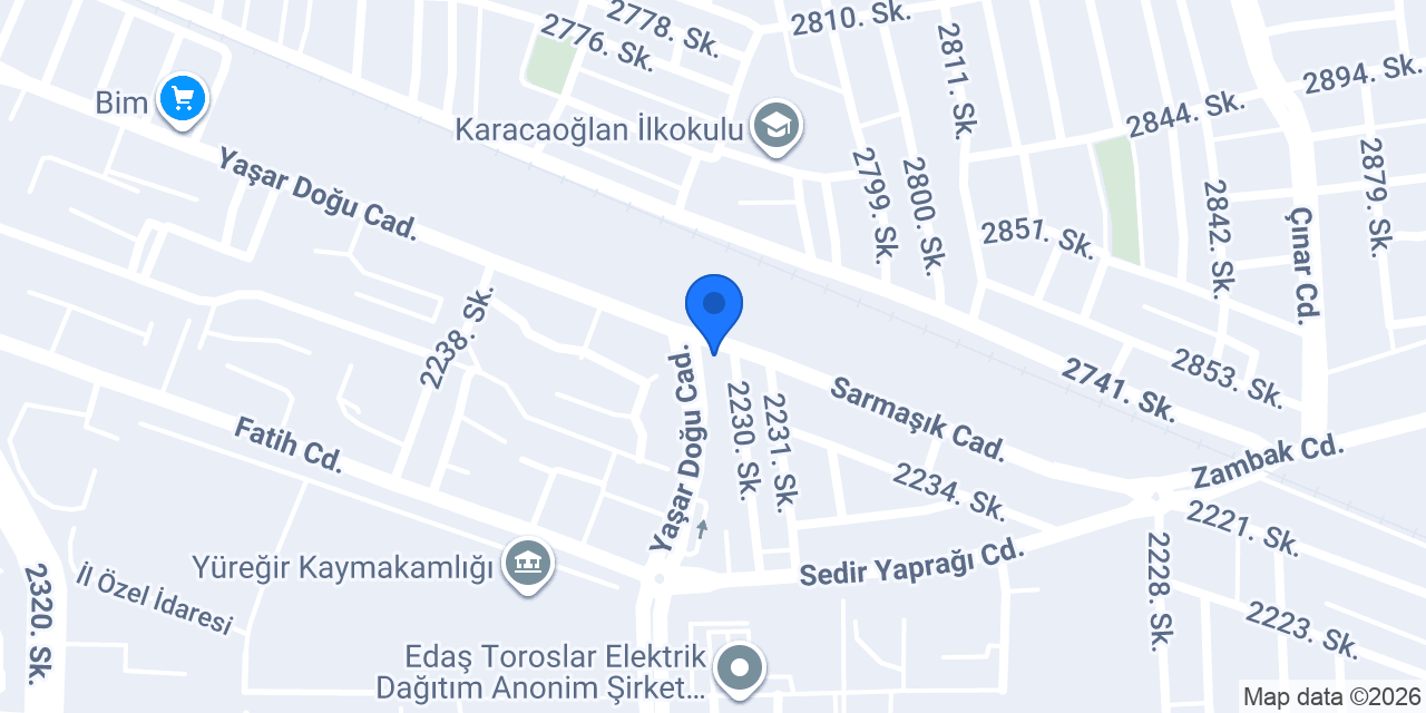 Ünlü Market konumu