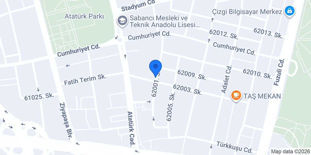 Avukat Mahmut MİCOZKADIOĞLU konumu