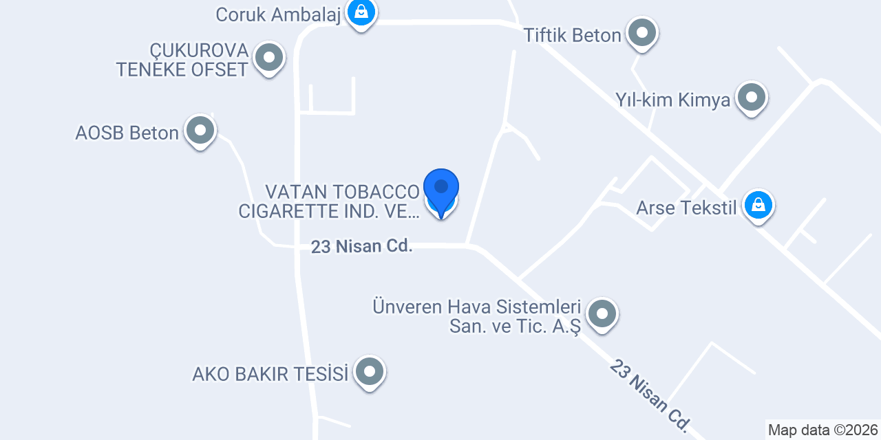 VATAN TOBACCO CIGARETTE IND. VE TİC. LLC. konumu