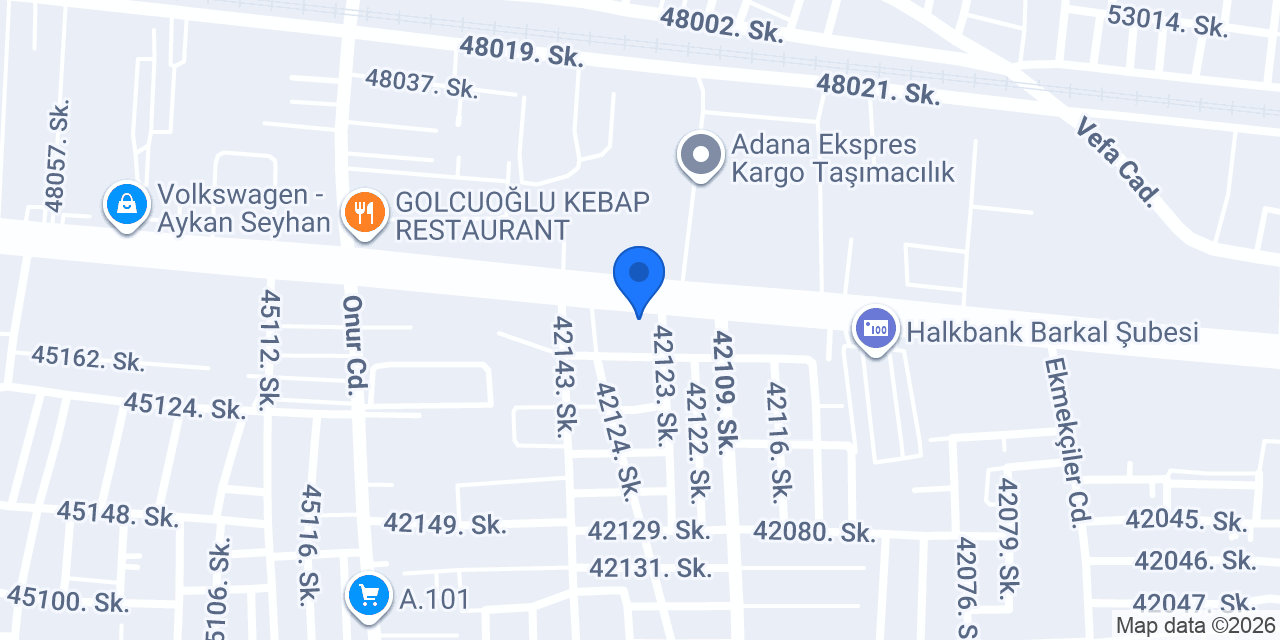 Aras Kargo Barkal Şubesi konumu